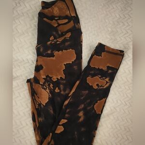 Aerie Real Me Tie Dye Bleached Leggings